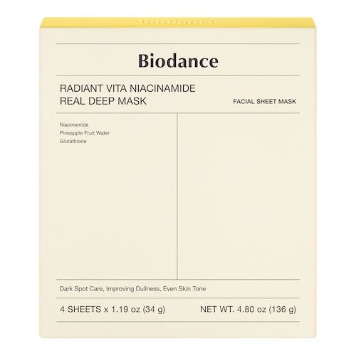  Biodance Biodance - Radiant Vita Niacinamide Real Deep Pielęgnacja Twarzy - Pielęgnacja Twarzy Rozświetlająco-wygładzająca - Vita Niacinamide Real Deep Pielęgnacja Twarzy Box - Dla Kobiet 
