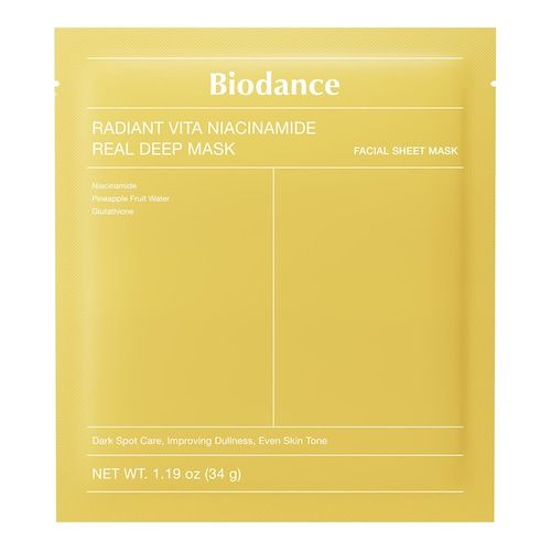  Biodance Biodance - Radiant Vita Niacinamide Real Deep Pielęgnacja Twarzy - Pielęgnacja Twarzy Rozświetlająco-wygładzająca - Vita Niacinamide Real Deep Pielęgnacja Twarzy 1pcs - Dla Kobiet 