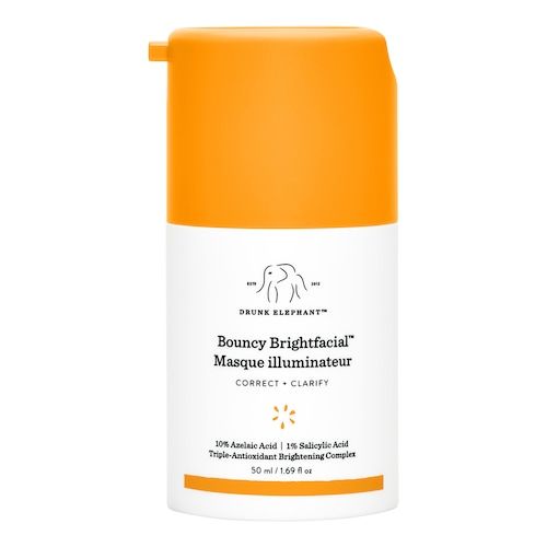  Drunk Elephant Drunk Elephant - Bouncy Brightfacial - Pielęgnacja Do Twarzy Z Kwasem Azelainowym - Baby Bar Bouncy Brightfacial Pielęgnacja Twarzy 50ml - Dla Kobiet 