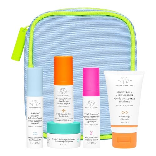  Drunk Elephant Drunk Elephant - The Littles 7.0 – Zestaw Do Pielęgnacji Twarzy - Littles 7.0 Kit - Intl - Dla Kobiet 