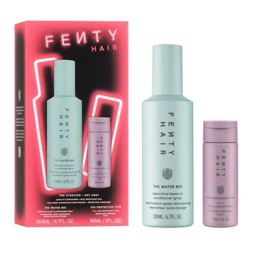  Fenty Hair Fenty Hair - Hydrated + Hot Ones - Odżywka Bez Spłukiwania + Produkt Termoochronny - Hydrate + Protect Favs - Dla Kobiet 