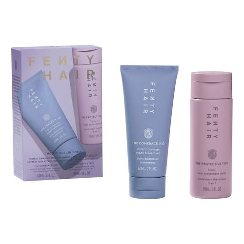  Fenty Hair Fenty Hair - The Protection Posse - Zestaw Regenerujący I Termoochronny Do Włosów - Set - Dla Kobiet 