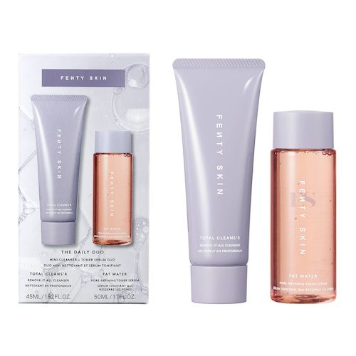  Fenty Skin Fenty Skin - The Daily Duo - Płyn Do Demakijażu I Serum Antyoksydacyjne - Daily Duo - Cleanser & Toner Set - Dla Kobiet 