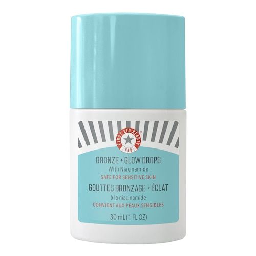  First Aid Beauty First Aid Beauty - Bronze + Glow Drop - Krople Brązująco-rozświetlające Z Niacynamidem - Radiance Bronze & Glow Serum 30 Ml - Dla Kobiet 