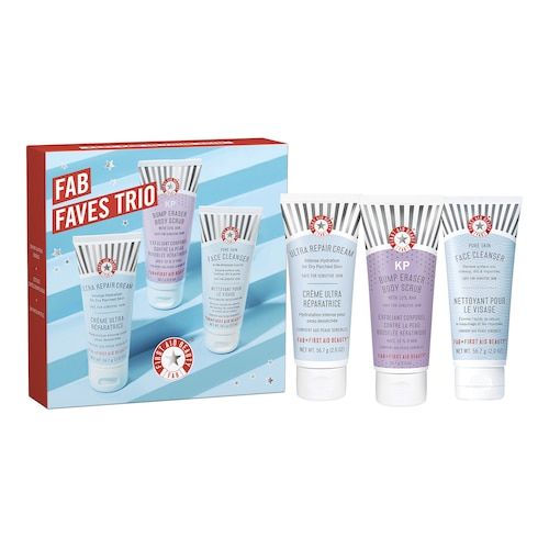  First Aid Beauty First Aid Beauty - Fab Faves Trio – Zestaw 3 Produktów Do Pielęgnacji Twarzy I Ciała - Set Fab Faves Trio - Dla Kobiet 