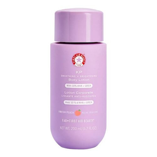  First Aid Beauty First Aid Beauty - Kp Smoothing Brightening Body Lotion — Wygładzający Balsam Przeciw Zrogowaceniom - Kp Smoothing Body Lotion – Fresh Peach - Dla Kobiet 