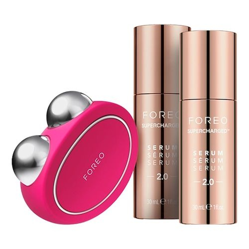  Foreo Foreo - Bear Bundle - Urządzenie + 2x Supercharged Serum 2.0 - Bear Fuchsia & 2x Supercharged Serum 2.0 - Dla Kobiet 