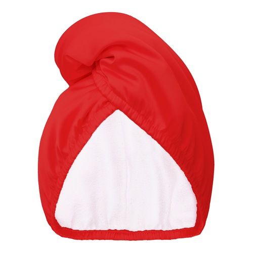  Glov Glov - Hair Wrap Satin Red - Satynowy Czerwony Turban Do Włosów - Glov Spa Hair Wrap Satin - Dla Kobiet 