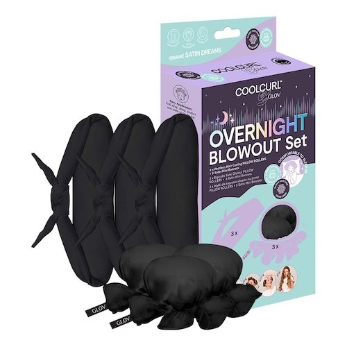  Glov Glov - Innowacyjne Wałki Do Kręcenia Włosów Na Zimno Coolcurl Overnight Blowout - Set - Glov Spa Zestaw Do Stylizacji Włosów - Dla Kobiet 