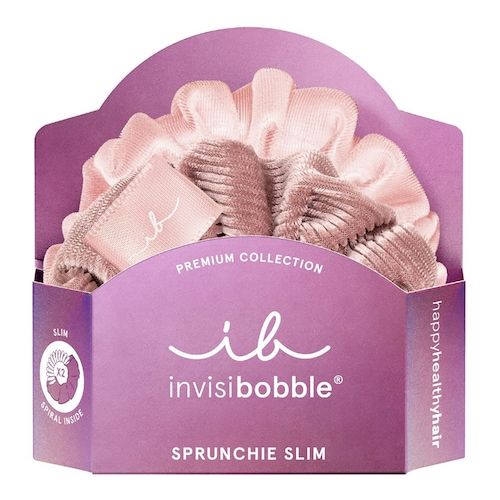  Invisibobble Invisibobble - Sprunchie Slim Premium - Zestaw 2 Gumek Do Włosów - Sprunchie Slim Premium La Vie En Rose - Dla Kobiet 