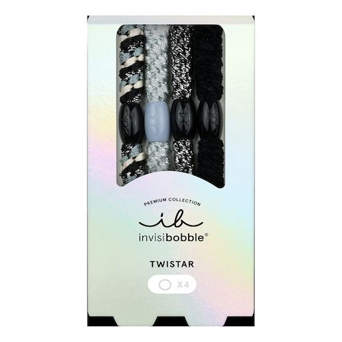  Invisibobble Invisibobble - Twistar Premium - Plecione Gumki Do Włosów - Twistar - Elastiques Tisses Argent - Dla Kobiet 