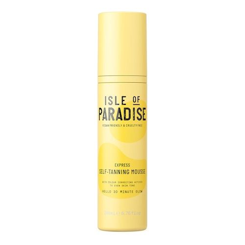  Isle Of Paradise Isle Of Paradise - Samoopalacz W Piance Express - Samoopalacz Do Ciała - Self Tanning Mousse Express 200ml - Dla Kobiet 