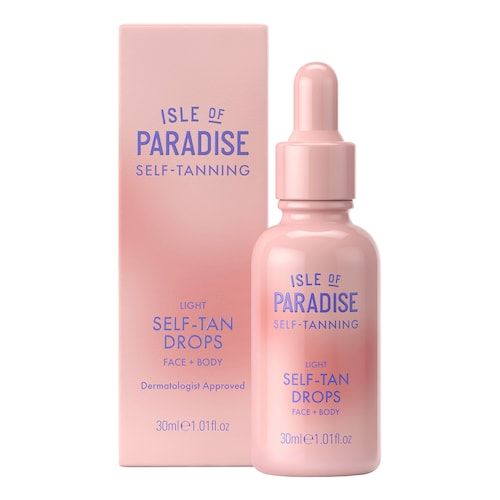  Isle Of Paradise Isle Of Paradise - Self Tanning Drops - Krople Samoopalające - Self Tanning Drops 2.0 Light 30ml - Dla Kobiet 