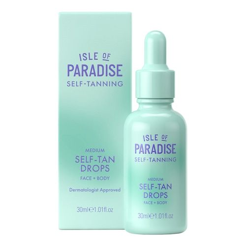  Isle Of Paradise Isle Of Paradise - Self Tanning Drops - Krople Samoopalające - Self Tanning Drops 2.0 Medium 30ml - Dla Kobiet 