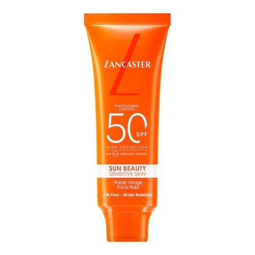  Lancaster Lancaster - Beztłuszczowy Fluid O Konsystencji Mleczka Do Twarzy Spf50 - Sun Sensitive Milky Fluid Spf 50 50ml - Dla Kobiet 