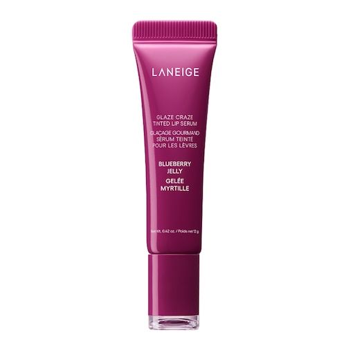  Laneige Laneige - Glaze Craze Tinted Lip Serum - Serum Koloryzujące Do Ust - Glaze Craze Lip Blueberry Jelly 12g - Dla Kobiet 
