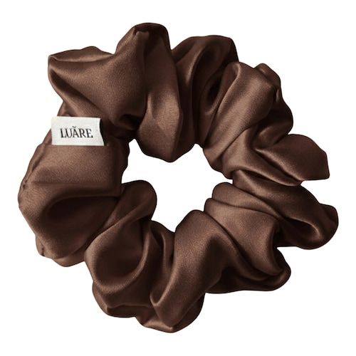  Luare Luare - The Midi Scrunchie Nougat - Jedwabna Gumka Do Włosów - The Midi Scrunchie Nougat - Dla Kobiet 