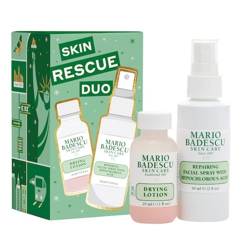  Mario Badescu Mario Badescu - Skin Rescue Duo - Zestaw Do Pielęgnacji Twarzy - Set Rescue Spray+lotion Assechante - Dla Kobiet 