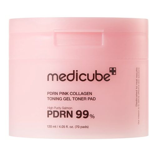  Medicube Medicube - Pdrn Pink Collagen Toning Gel Toner Pad - Płatki Ujędrniająco-rozświetlające - Pdrn Pink Collagen Toning Toner Pad - Dla Kobiet 