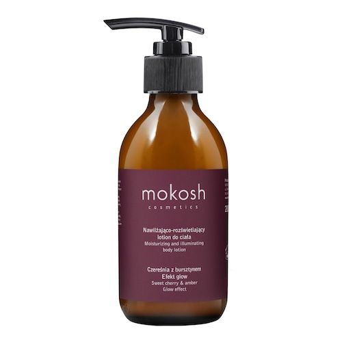  Mokosh Mokosh - „czereśnia Z Bursztynem” - Nawilżająco-rozświetlający Lotion Do Ciała - Cherry And Amber Body Balm 200ml - Dla Kobiet 