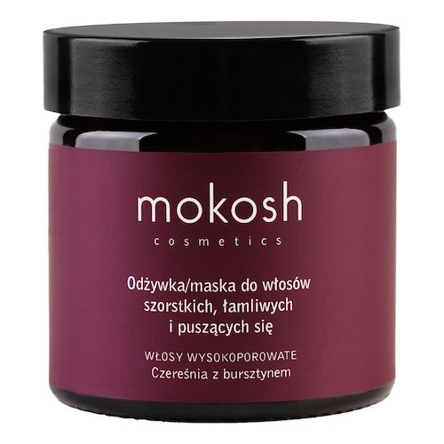 Mokosh Mokosh - Odżywka/pielęgnacja Twarzya Do Włosów Szorstkich I Łamliwych - Czereśnia Z Bursztynem - Cherry And Amber Odżywka Do Włośów - Dla Kobiet 