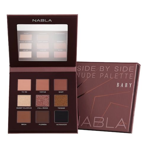 Nabla Nabla - Side By Side Nude Palette Baby - Paleta Do Makijażu Oczu - Side By Side Nude Baby Palette - Dla Kobiet 
