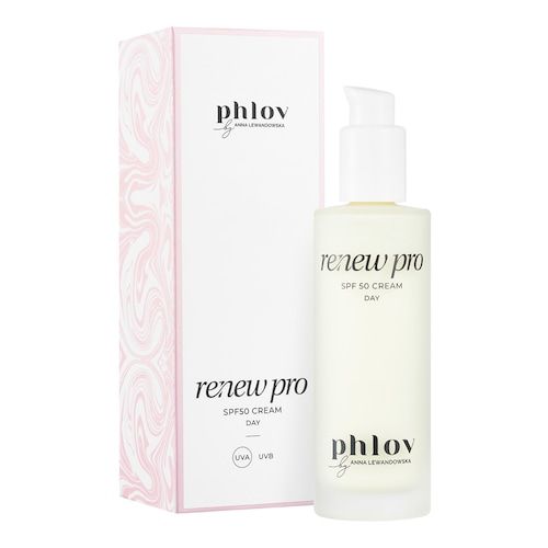  Phlov Phlov - Renew Pro - Spf 50 Cream - Krem Przeciwzmarszczkowy 2w1 Z Filtrem Spf50 - Renew Pro Spf 50 Cream - Dla Kobiet 
