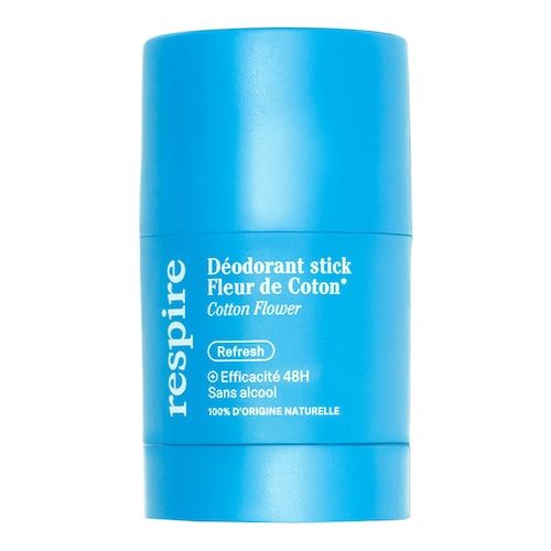  Respire Respire - Dezodorant W Sztyfcie Kwiat Bawełny — 48-godzinna Ochrona - Deodorant Respire Fleur De Coton - Dla Kobiet 
