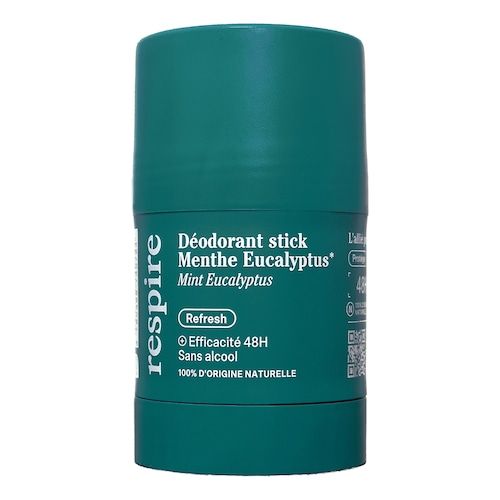 Respire Respire - Dezodorant W Sztyfcie O Zapachu Mięty Eukaliptusowej - 48-godzinna Skuteczność - Deodorant Stick Menthe Eucalyptus - Dla Kobiet 