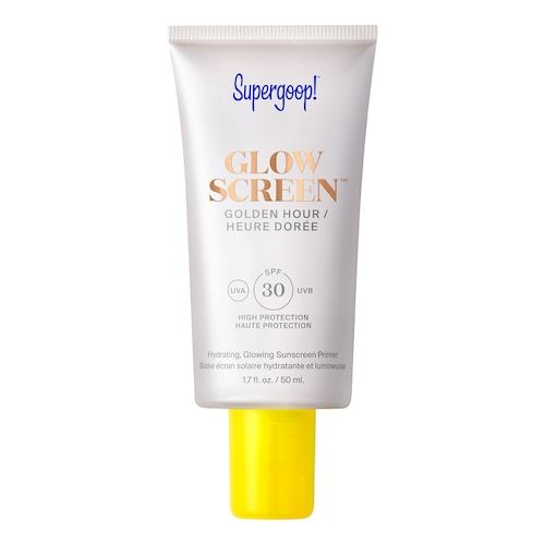  Supergoop! Supergoop! - Glowscreen - Filtr Przeciwsłoneczny Spf 30 Pa++ Z Kwasem Hialuronowym - Glowscreen Spf 30 - Golden Hour - Dla Kobiet 
