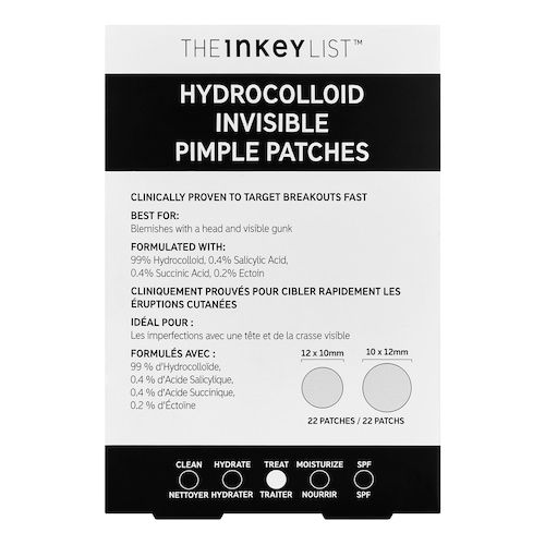  The Inkey List The Inkey List - Hydrocolloid Invisible Pimple Patches - Plastry Na Wypryski - The Inkey List Hydrocolloid Pimple Patch - Dla Kobiet 