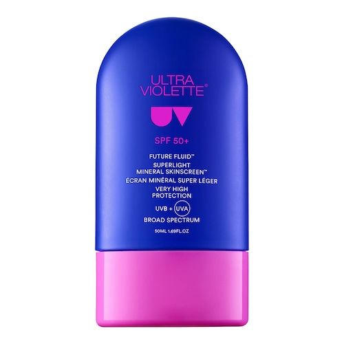  Ultra Violette Ultra Violette - Future Fluid Spf 50+ - Cynkowy Lekki Filtr Przeciwsłoneczny - Skinscreen Future Fluid Spf50+ Lw Zinc - Dla Kobiet 