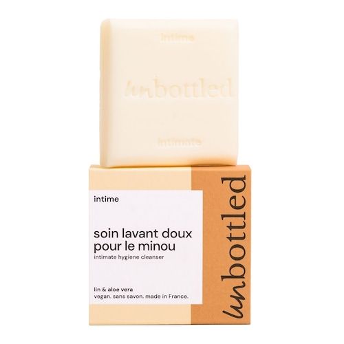  Unbottled Unbottled - Soin Lavant Doux Pour Le Minou – Kostka Do Higieny Intymnej - Intimate Soap Neutral Ph - Dla Kobiet 
