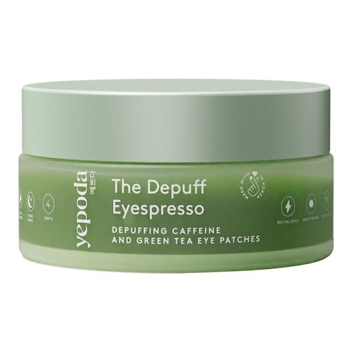  Yepoda Yepoda - The Depuff Eyespresso – Wygładzające Płatki Pod Oczy Z Kofeiną I Zieloną Herbatą - Treat The Depuff Eyespresso 90g - Dla Kobiet 