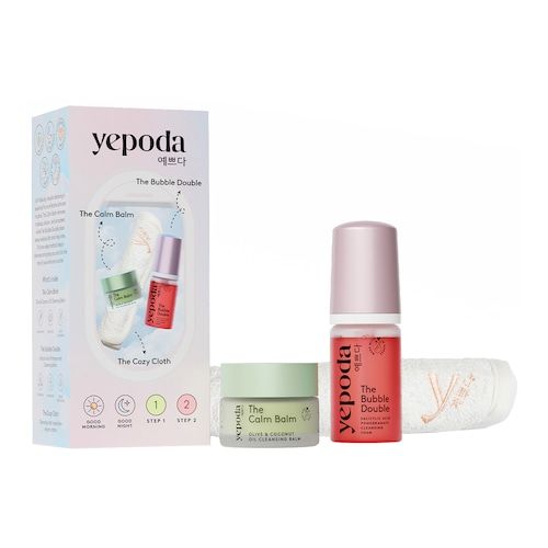  Yepoda Yepoda - The Mini Cleansing Duo – Mini Zestaw Do Dwuetapowego Oczyszczania Twarzy - Cleanse The Mini Cleansing Duo - Dla Kobiet 