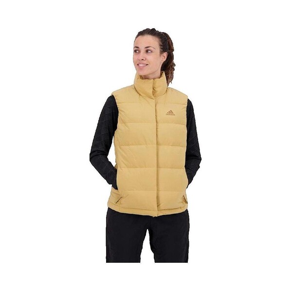  Adidas  Kurtki Pikowane Adidas  Doudoune Sans Manches  Helionic Beige  