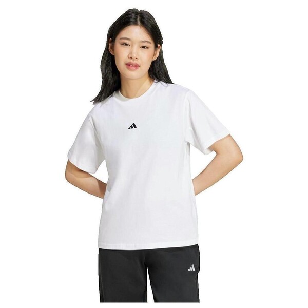  Adidas  T-shirty Z Krótkim Rękawem Adidas  T-shirt  Essentials Small Logo Blanc  