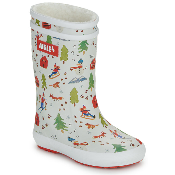  Aigle  Kalosze Dziecko Aigle  Lolly Pop Fur Print  