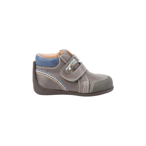  Angelitos  Kozaki I Kalosze Angelitos  610 Bota Velcro Gris  
