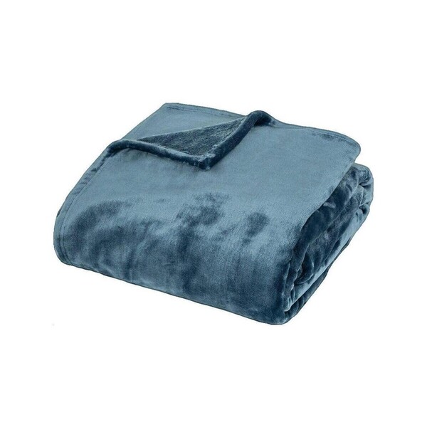  Atmosphera  Pledy, Narzuty Atmosphera  Plaid  Cuddly Bleu  