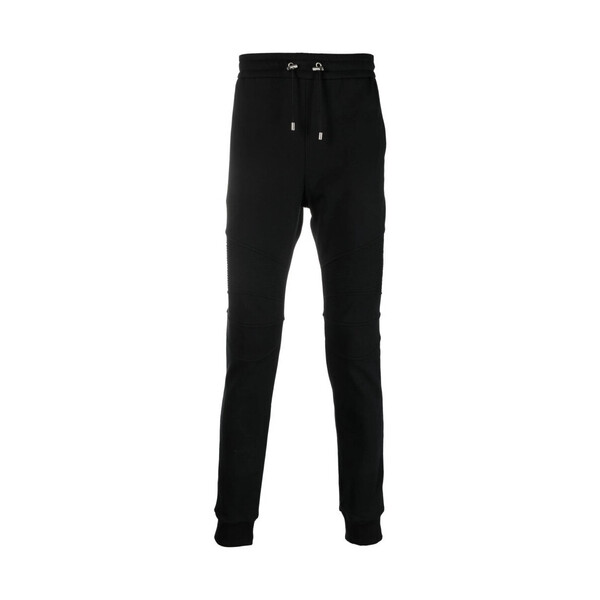  Balmain  Spodnie Treningowe Balmain  Jogging Uh15583 I381 Black  