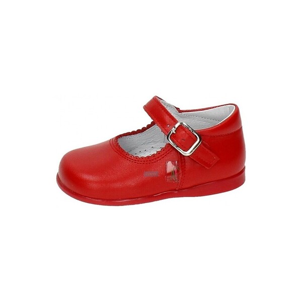  Bambineli  Baleriny Dziecko Bambineli  457 Merceditas  Charol Con Hebilla Rojo  