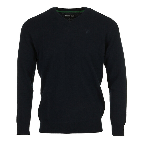  Barbour  Swetry Barbour  Essential Lambswool V Neck Sweater  