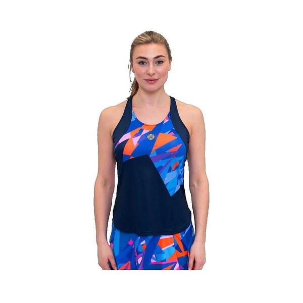  Bidi Badu  Topy Na Ramiączkach / T-shirty Bez Rękawów Bidi Badu  T-shirt Sans Manches Bidi Badu Spike Bleu Foncé  