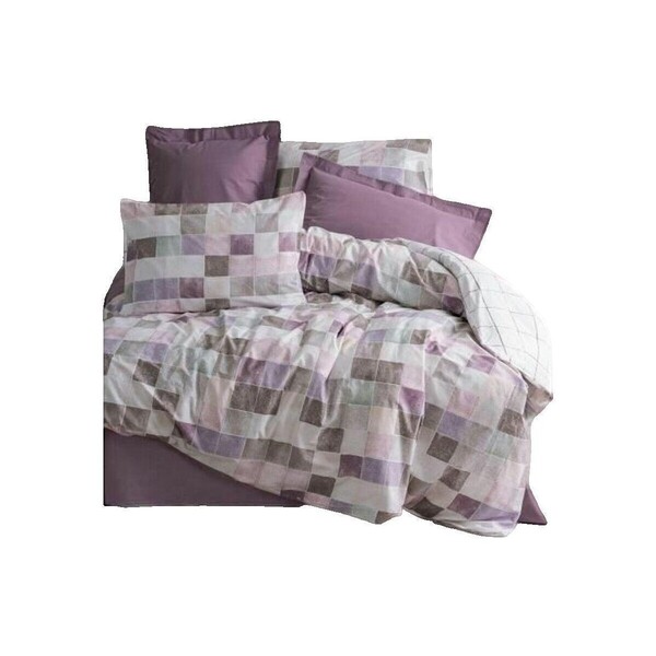  Bigbuy  Komplet Pościeli Bigbuy  Housse De Couette  129ctn64410 En Coton Ranforce Rose  