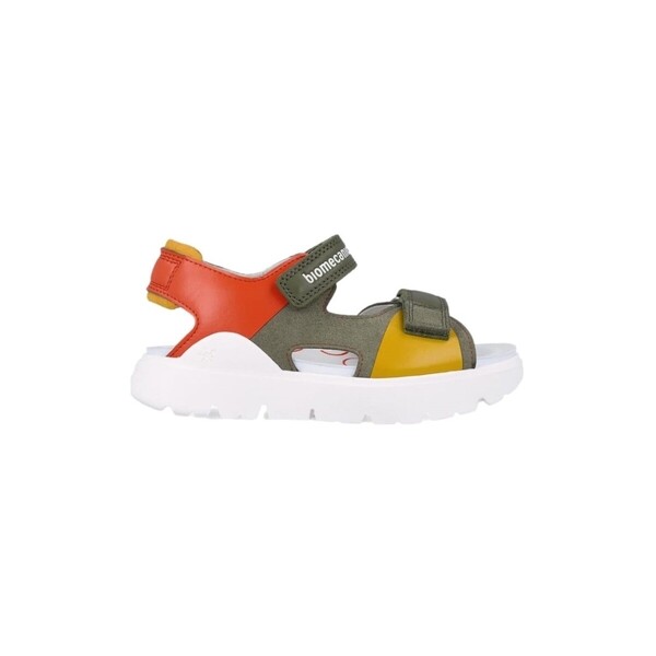  Biomecanics  Płaskie Sandały  Biomecanics  Kids Sandals 242272-c - Military  