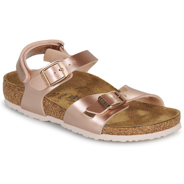  Birkenstock  Płaskie Sandały  Birkenstock  Rio As Kids Bf Electric Metallic Copper  
