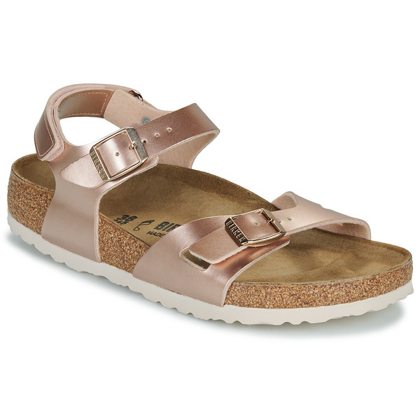  Birkenstock  Płaskie Sandały  Birkenstock  Rio As Kids Bf Electric Metallic Copper  