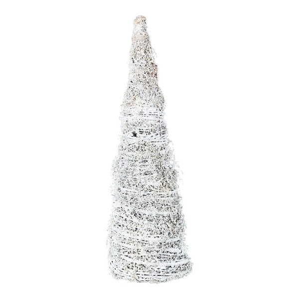  Bizzotto  Dekoracje Bożonarodzeniowe Bizzotto  Cono Forest Bianco H40  