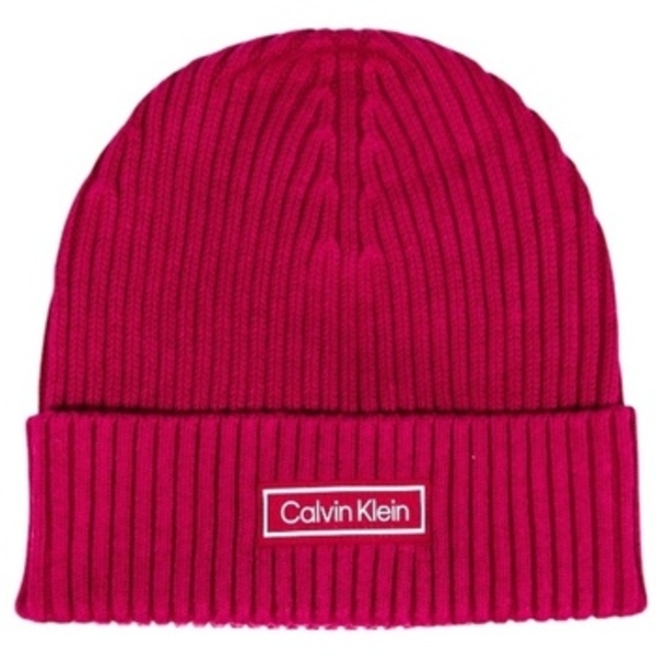  Calvin Klein Jeans  Czapki Calvin Klein Jeans  Patch Chunky Rib Cotton Beanie Lv04d8053g  